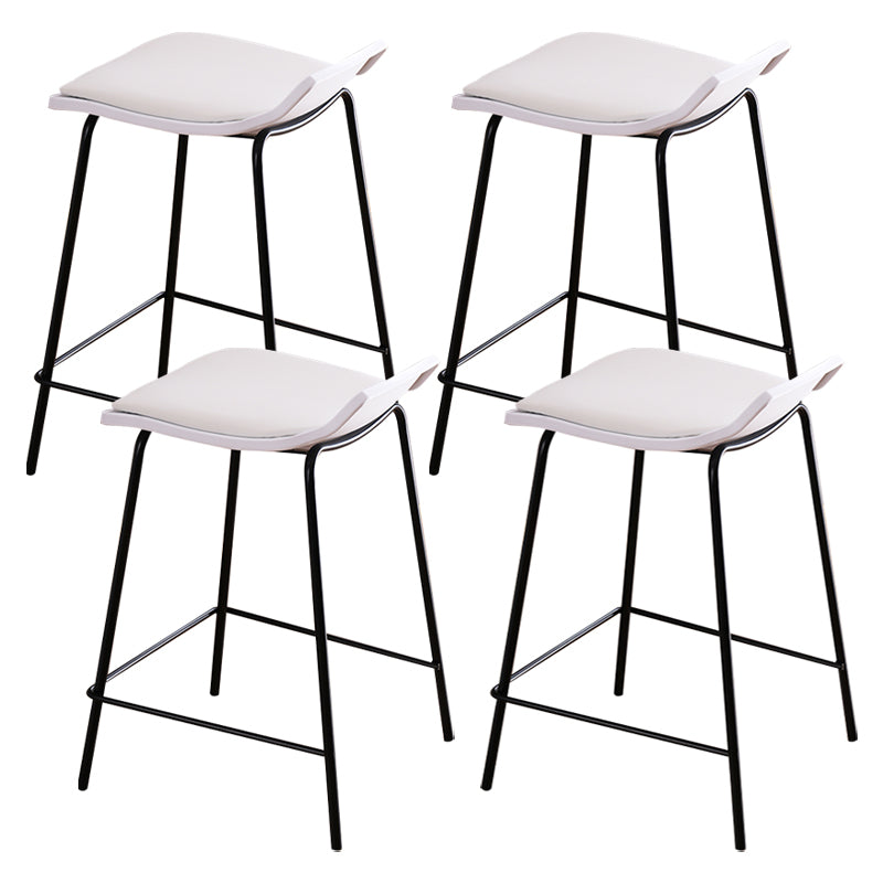 Industrial Style Metal Bar Stool Footrest Counter Stool for Restaurant