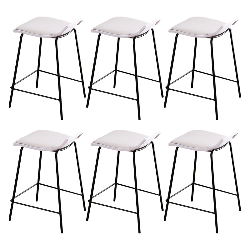 Industrial Style Metal Bar Stool Footrest Counter Stool for Restaurant