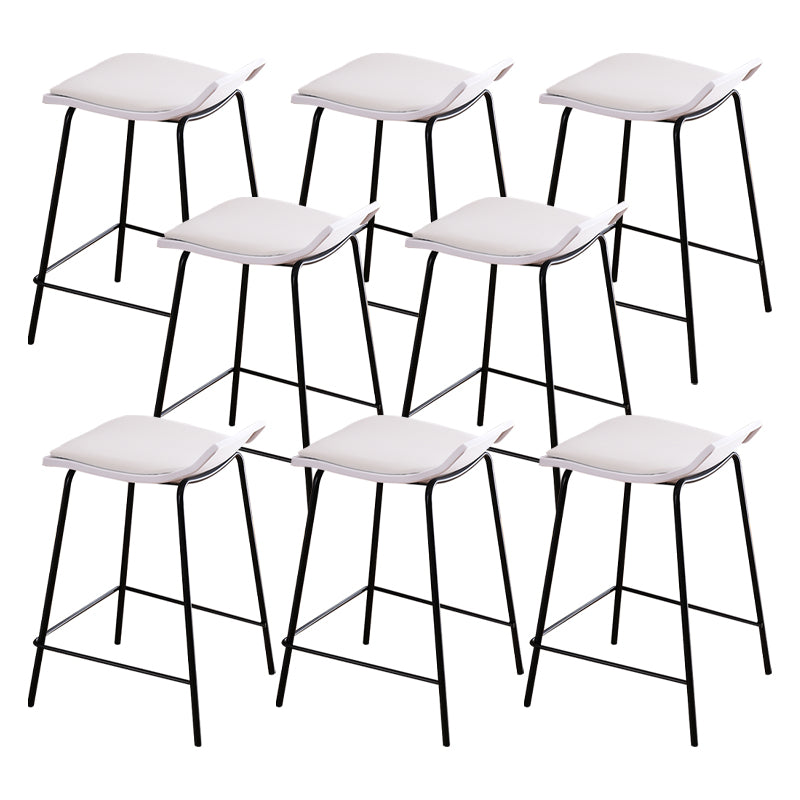 Industrial Style Metal Bar Stool Footrest Counter Stool for Restaurant
