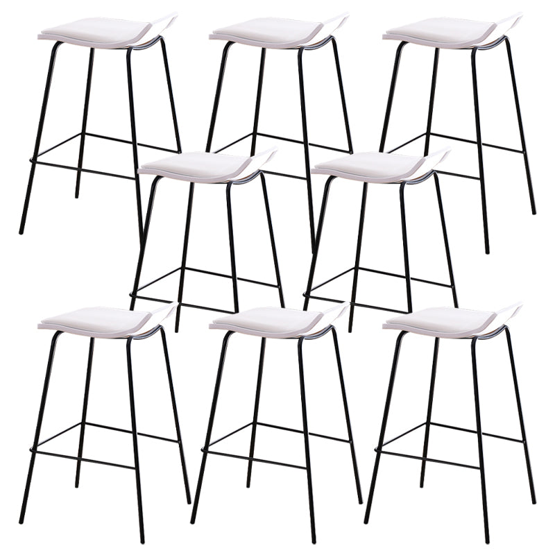 Industrial Style Metal Bar Stool Footrest Counter Stool for Restaurant