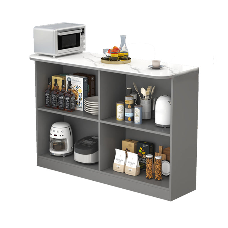 Modern Indoor Bar Dining Table Rectangle Faux Marble Bar Table