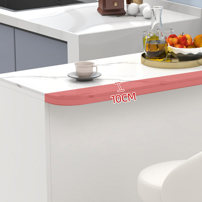 Modern Indoor Bar Dining Table Rectangle Faux Marble Bar Table