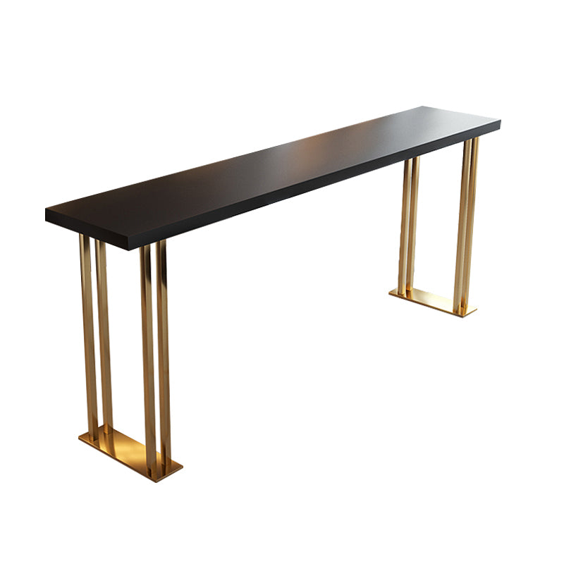Indoor Contemporary Bar Dining Table Rectangle Wooden Bar Table