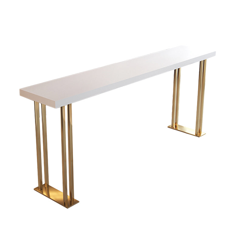 Indoor Contemporary Bar Dining Table Rectangle Wooden Bar Table
