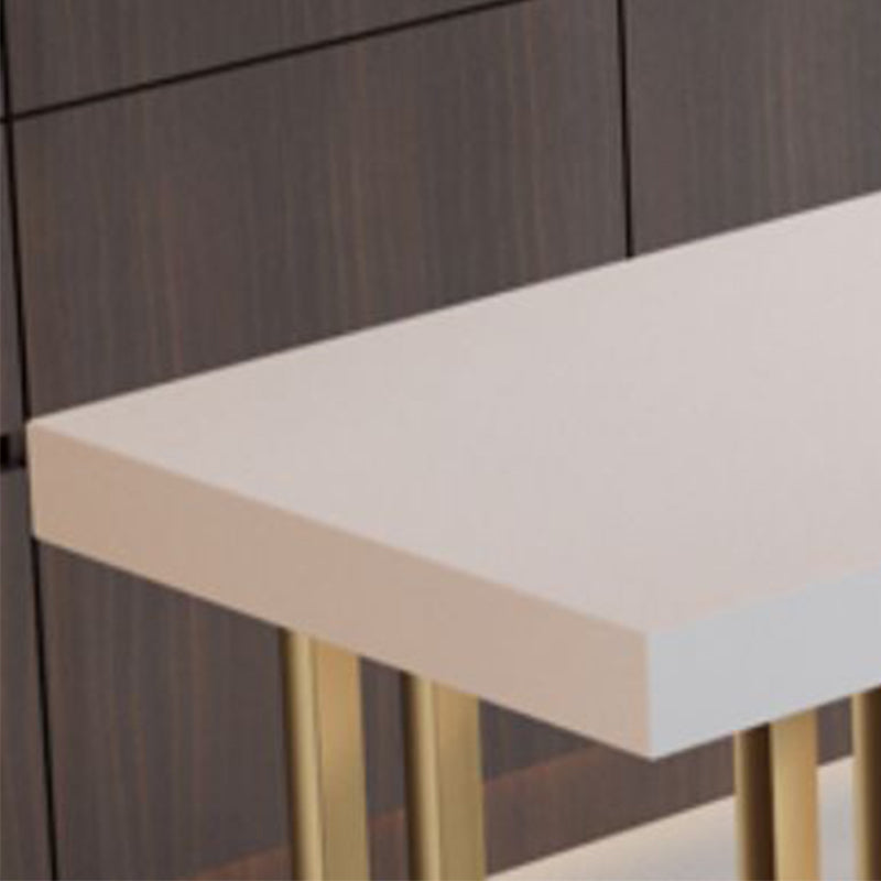 Indoor Contemporary Bar Dining Table Rectangle Wooden Bar Table