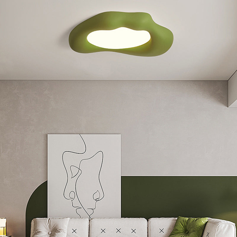 Resin and Acrylic Ceiling Flush Contemporary LED Flush Mount