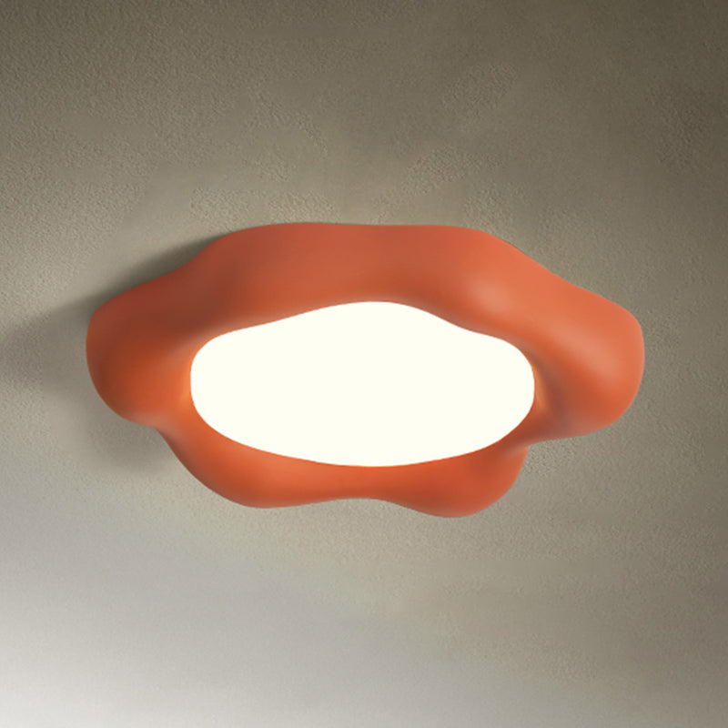 Resin and Acrylic Ceiling Flush Contemporary LED Flush Mount