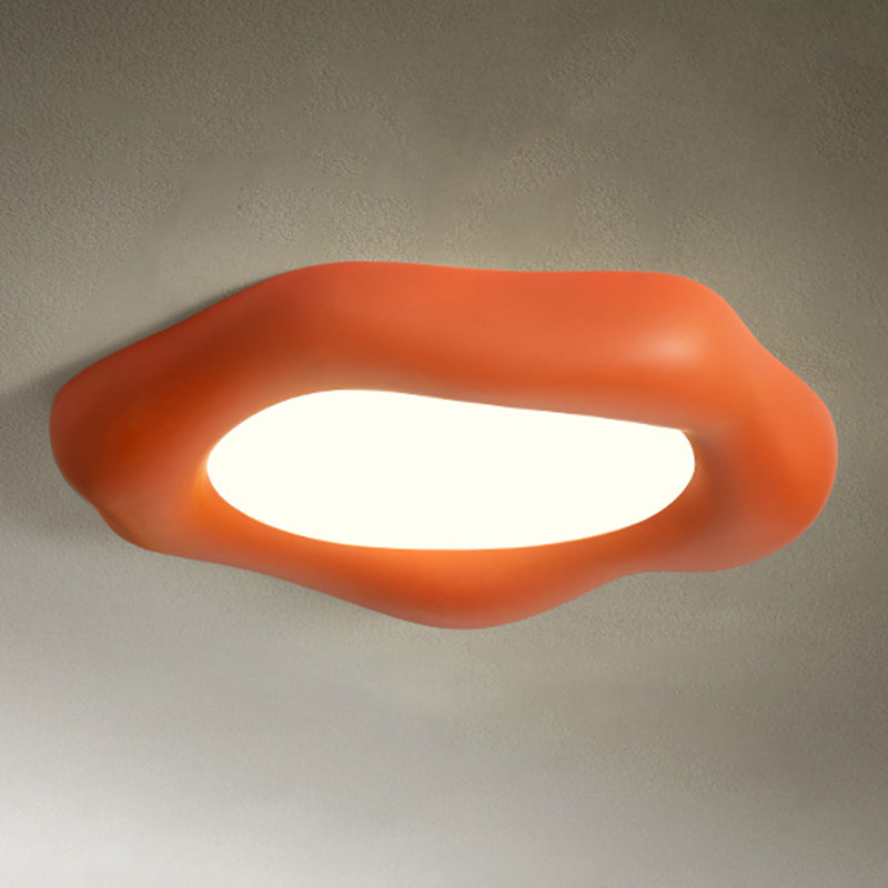 Resin and Acrylic Ceiling Flush Contemporary LED Flush Mount