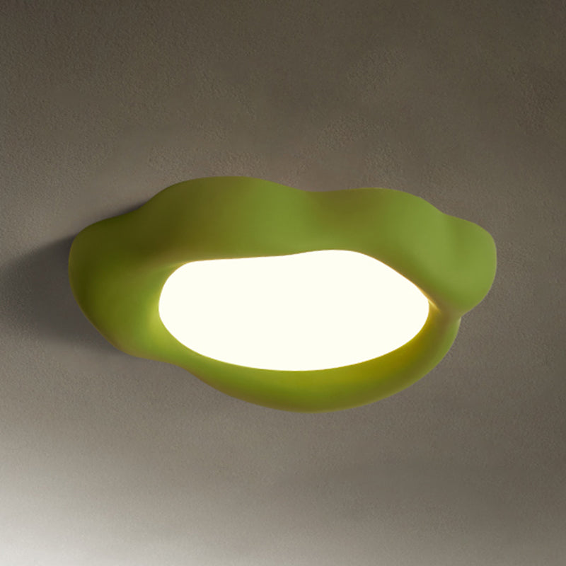 Resin and Acrylic Ceiling Flush Contemporary LED Flush Mount