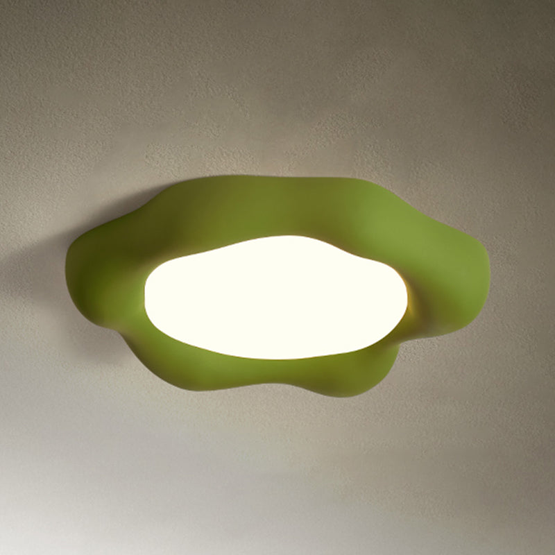Resin and Acrylic Ceiling Flush Contemporary LED Flush Mount