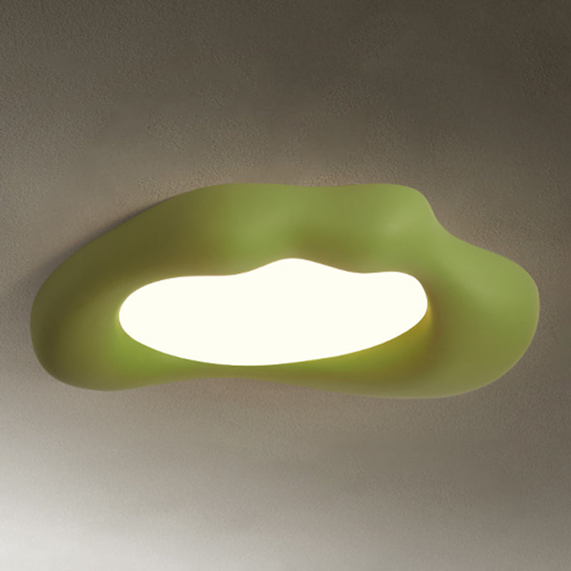 Resin and Acrylic Ceiling Flush Contemporary LED Flush Mount