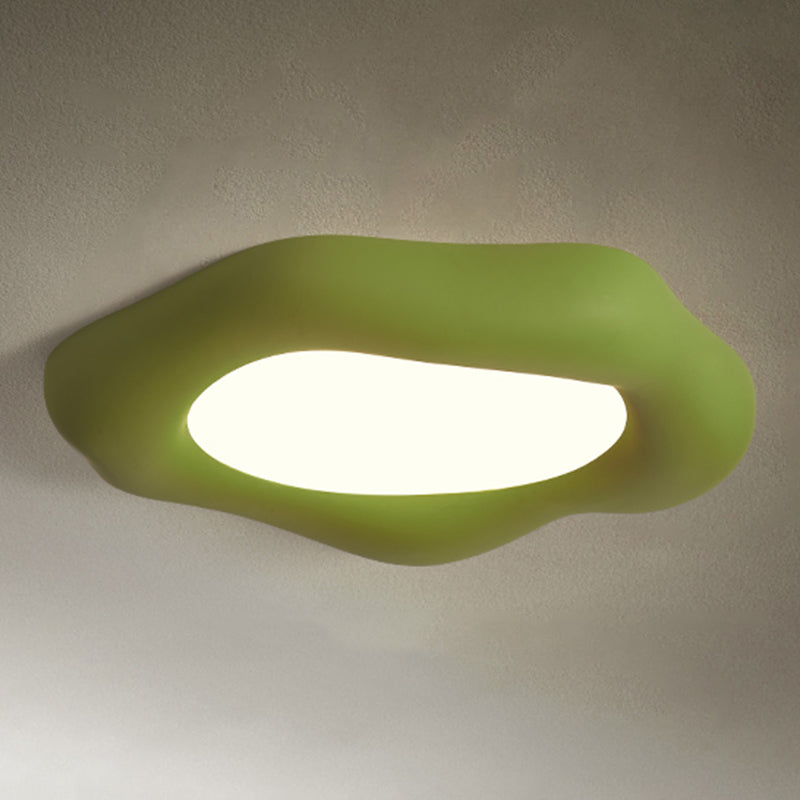 Resin and Acrylic Ceiling Flush Contemporary LED Flush Mount