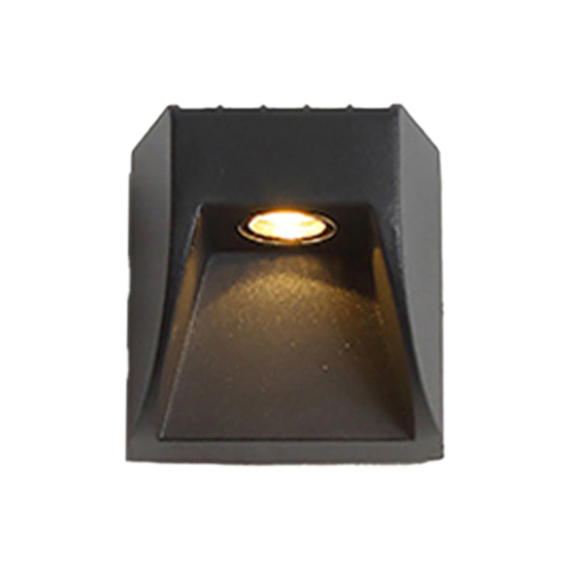 Geometric Shape Metal Wall Sconces Modern Multi-Lights Wall Mount Light Fixture in Black