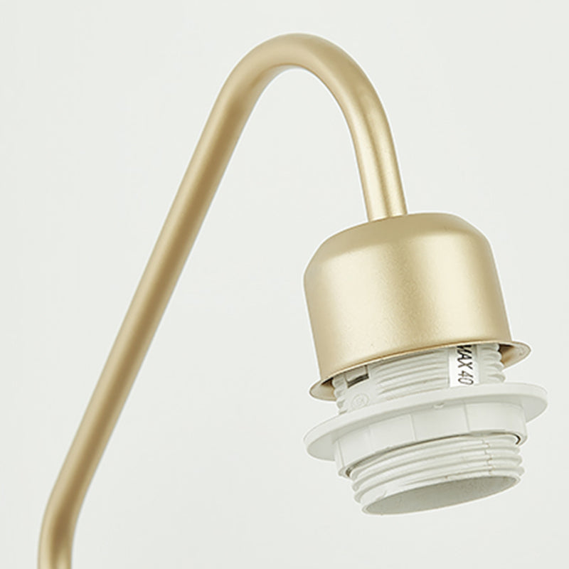 Dome Shape Metal Wall Sconces Modern 1-Light Wall Mount Light Fixture in Gold