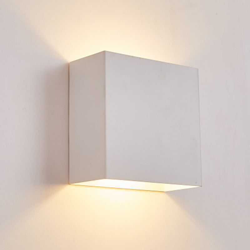 Metal Rectangle Wall Light Sconces Minimalism 1 Light Wall Mounted Lamp