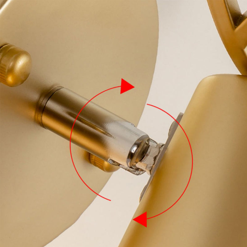 Modern Metal Wall Sconce Antler Shape Wall Light for Bedroom