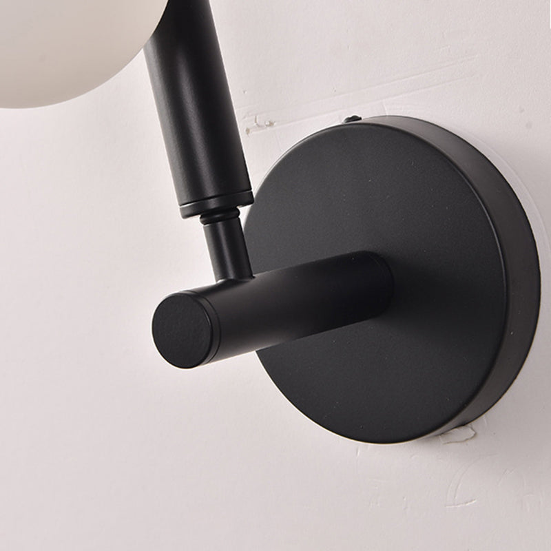 Modern Mirror Lamp Globe Glass Vanity Wall Light Fixture for Bathroom