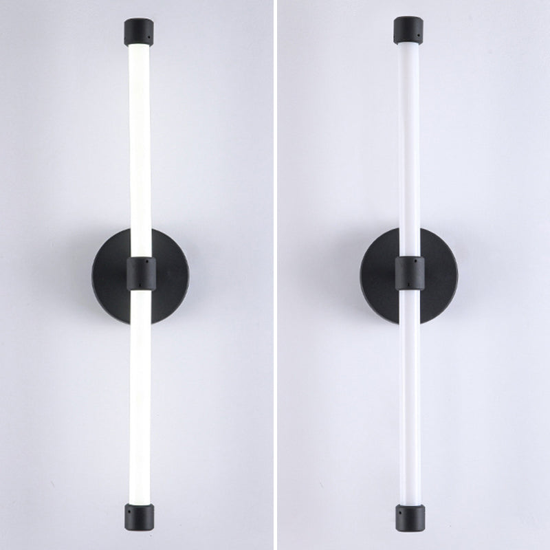 Minimalism Wall Light Fixture Streamlined LED Mirror Lamp for Bathroom