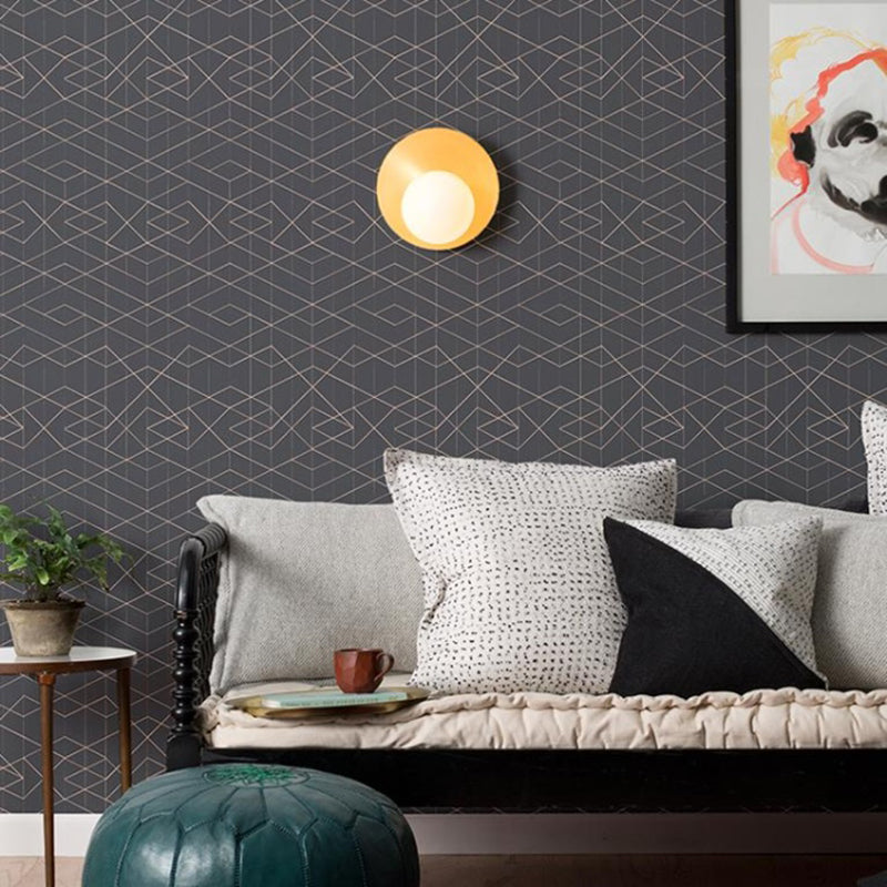 Round Shape Glass Vanity Lamp Modern Style 1 Light Vanity Light Fixture