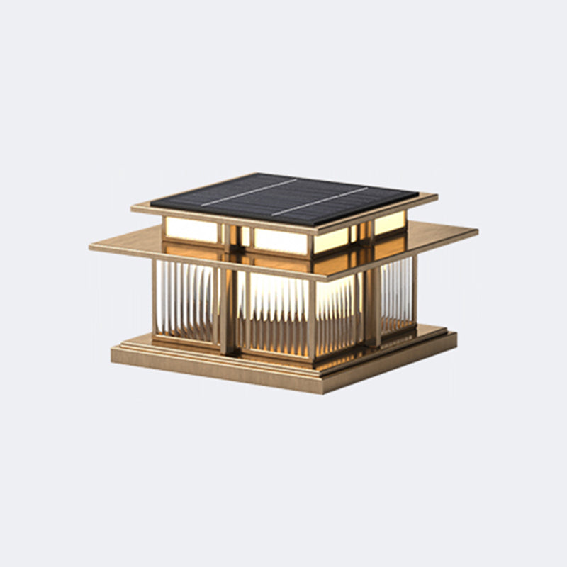 Modern Pillar Lamp Stainless Steel Outdoor Waterproof Light for Courtyard