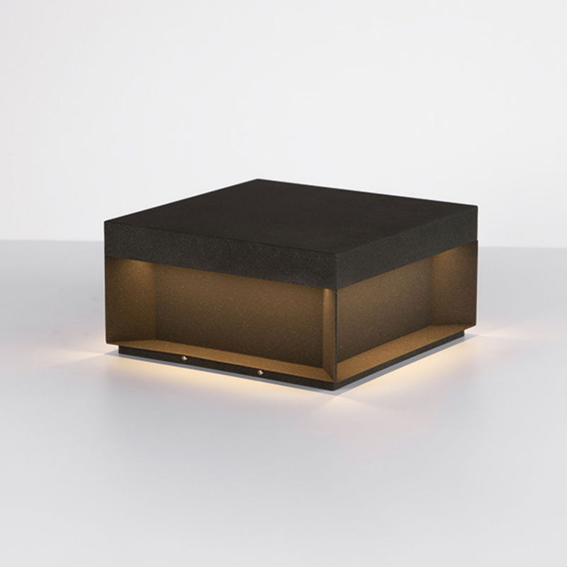Square Pillar Lamp Modern Outdoor Waterproof Light for Courtyard