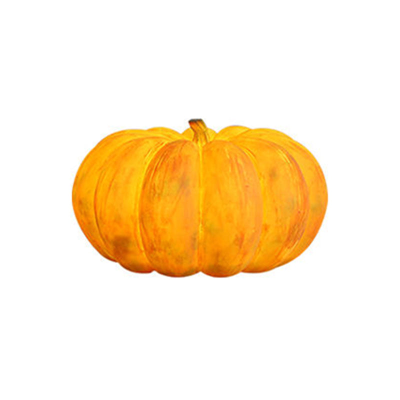 Pumpkin Solar Lawn Light Resin Outdoor Lighting for Courtyard