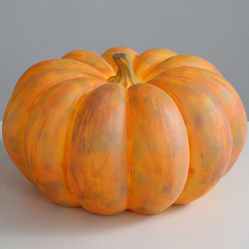 Pumpkin Solar Lawn Light Resin Outdoor Lighting for Courtyard