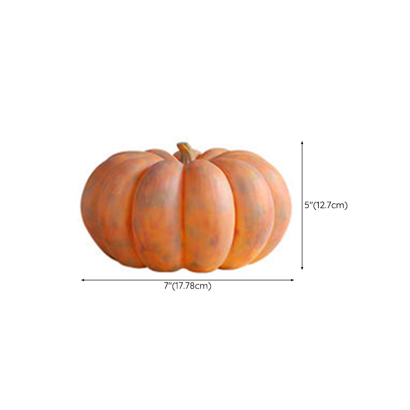 Pumpkin Solar Lawn Light Resin Outdoor Lighting for Courtyard