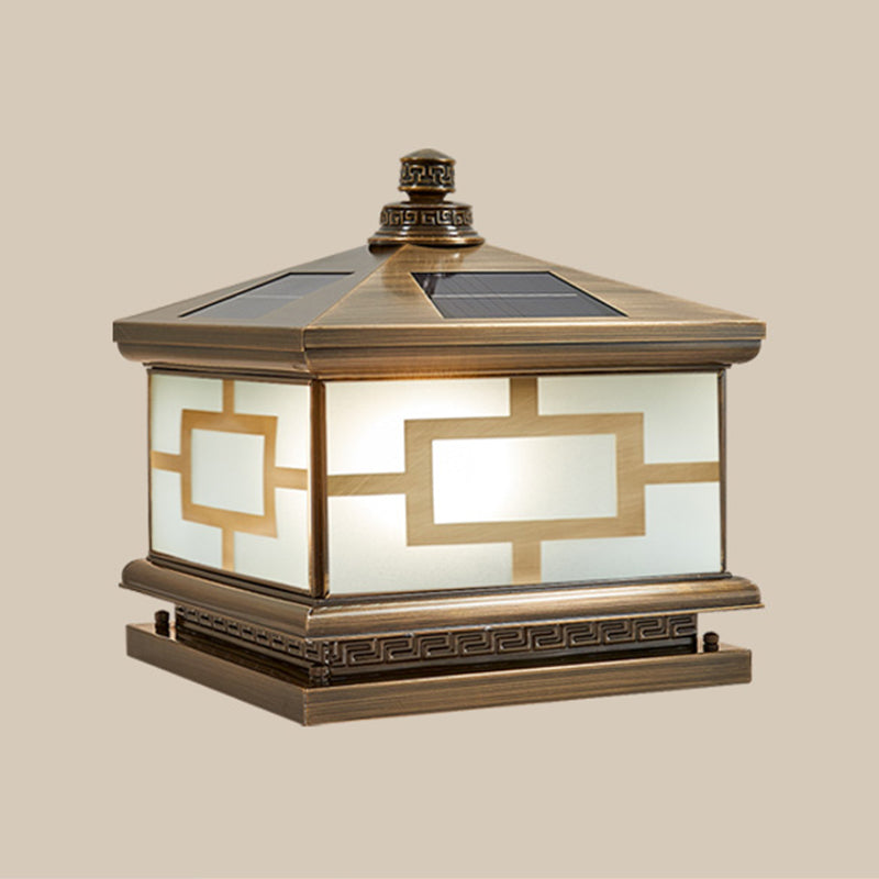 Household Pillar Light Creative LED Solar Lighting Fixture for Backyard