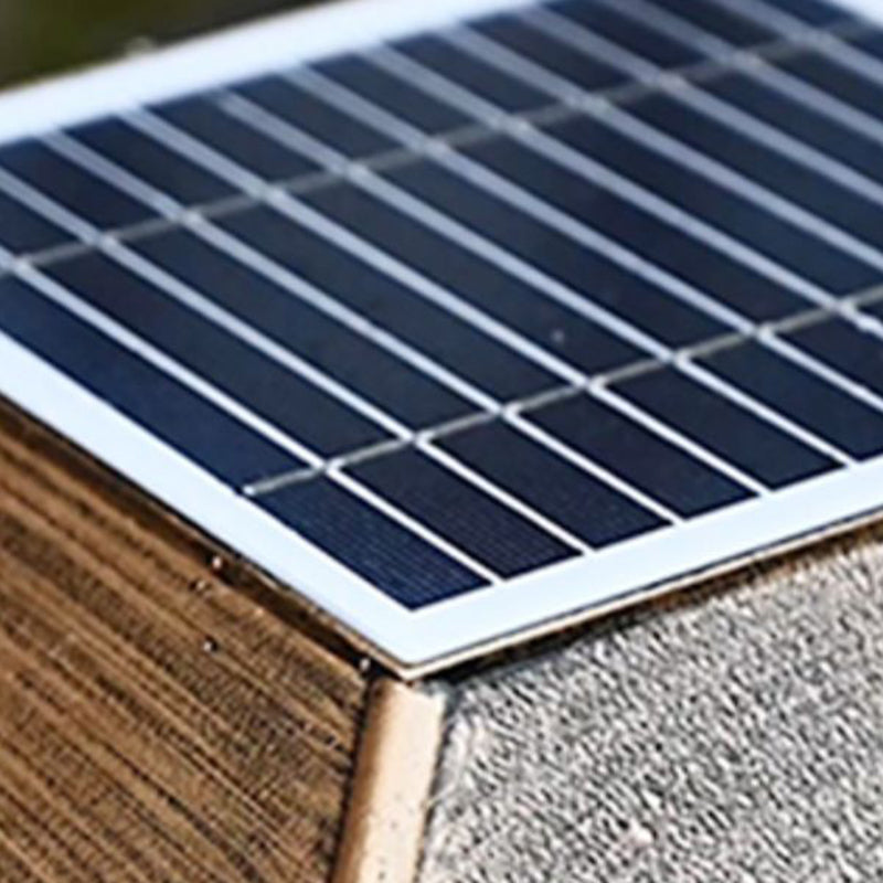 Golden/Black Outdoor Lights Waterproof Square Pillar Lamp for Garden