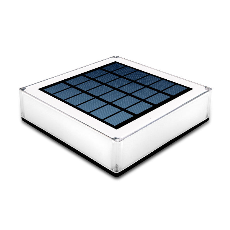 Black Waterproof Outdoor Lights Square Pillar Lamp for Garden