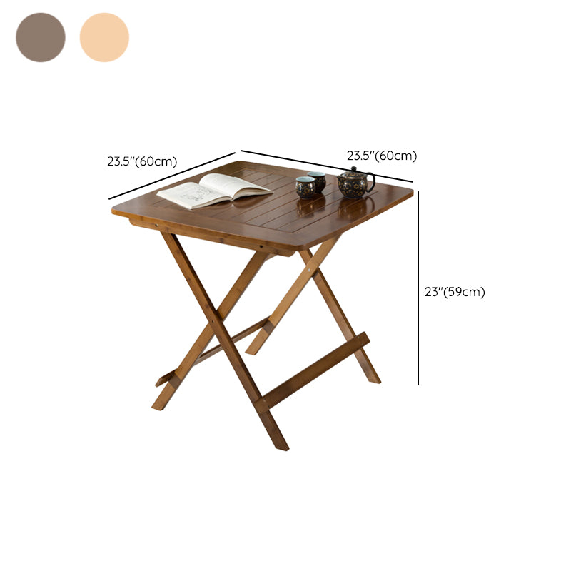 Modern Style Bistro Set 1/3 Pcs Solid Wood Folding Bistro Set for Home