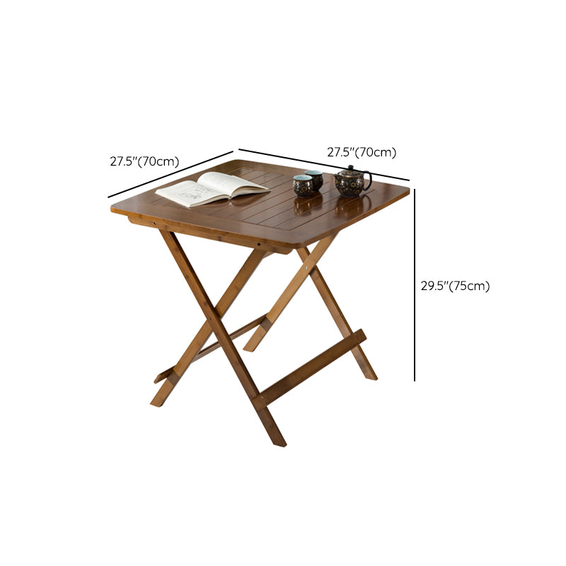 Modern Style Bistro Set 1/3 Pcs Solid Wood Folding Bistro Set for Home