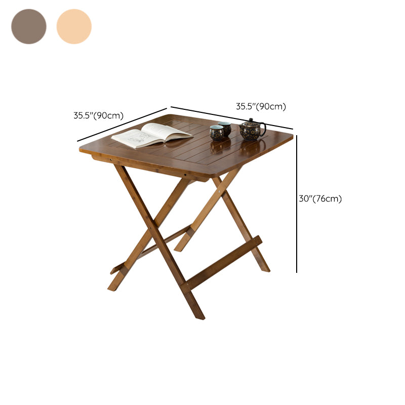 Modern Style Bistro Set 1/3 Pcs Solid Wood Folding Bistro Set for Home