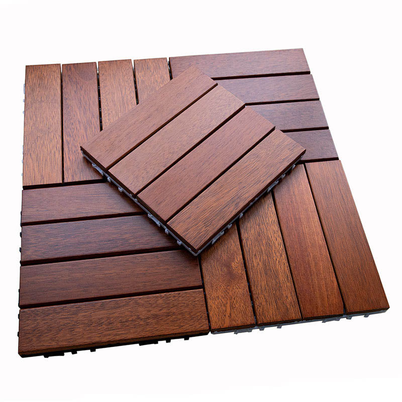 Solid Wood Deck Flooring Tiles Interlocking Deck Flooring Tiles