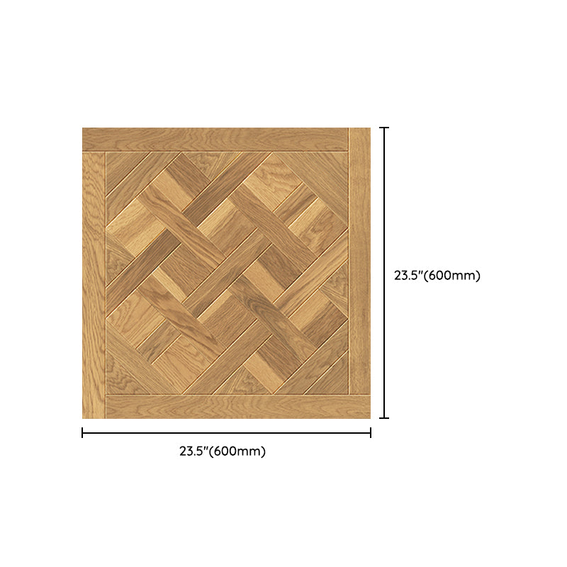 Wooden Geometry Floor and Wall Tile Modern Wood Texture Square Tile