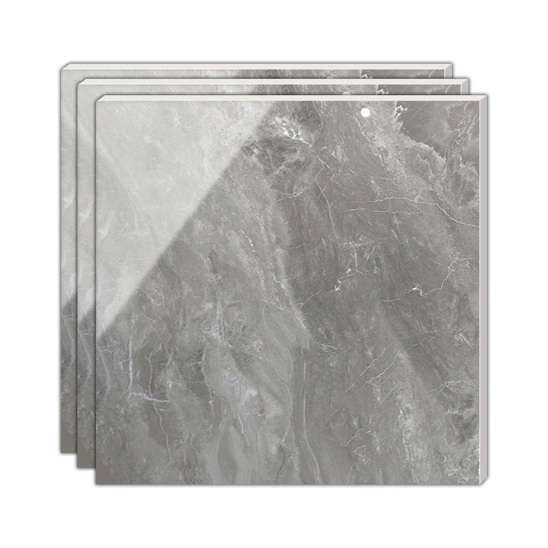 Modern Polished Porcelain Tile Marble Printed Square Floor and Wall Tile