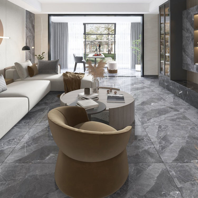 Modern Polished Porcelain Tile Marble Printed Square Floor and Wall Tile