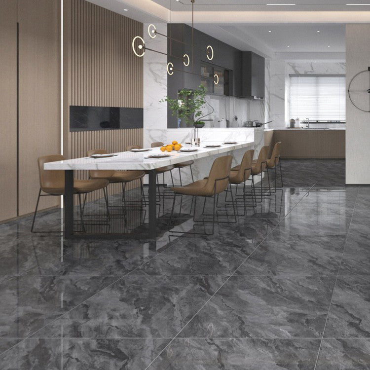 Modern Polished Porcelain Tile Marble Printed Square Floor and Wall Tile