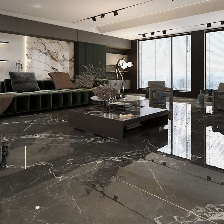 Rectangle Floor and Wall Tile Marble Printed Polished Porcelain Tile