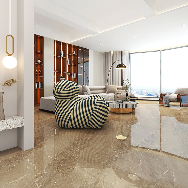 Rectangle Floor and Wall Tile Marble Printed Polished Porcelain Tile