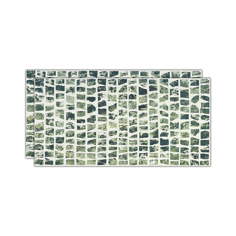 Vintage Pattern Wall Tiles Natural Stone Ceramic Rectangular Lattice Tiles