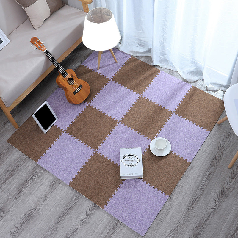 Modern Indoor Carpet Tiles Stain Resistant Interlocking Carpet Floor Tile