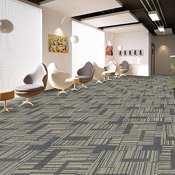 Modern Carpet Tile Loose Lay Non-Skid Fade Resistant Carpet Floor Tile