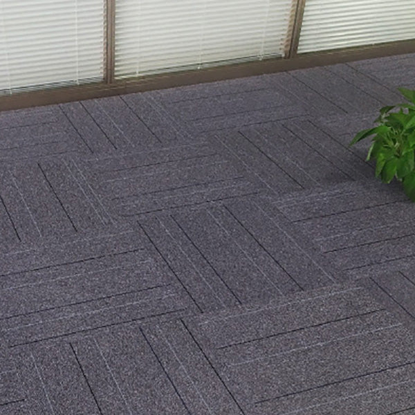 Modern Carpet Tile Loose Lay Non-Skid Fade Resistant Carpet Floor Tile