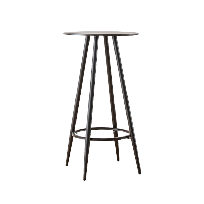 Contemporary Style 3 Pcs Bistro Set Metal Round Bistro Table Set