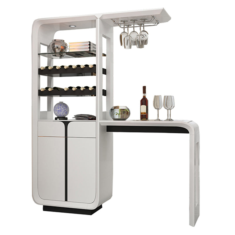 Modern Rectangle Wood Counter Table 2/3 Pieces Bar Table Set for Living Room