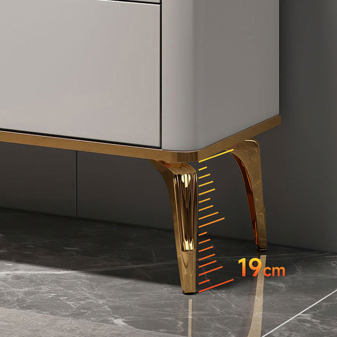 Modern Storage Chest Dresser Horizontal Storage Chest with Drawers