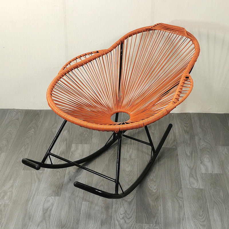 Modern Style Iron Base Lazy Chair Chaise Lounge Rocking Chair