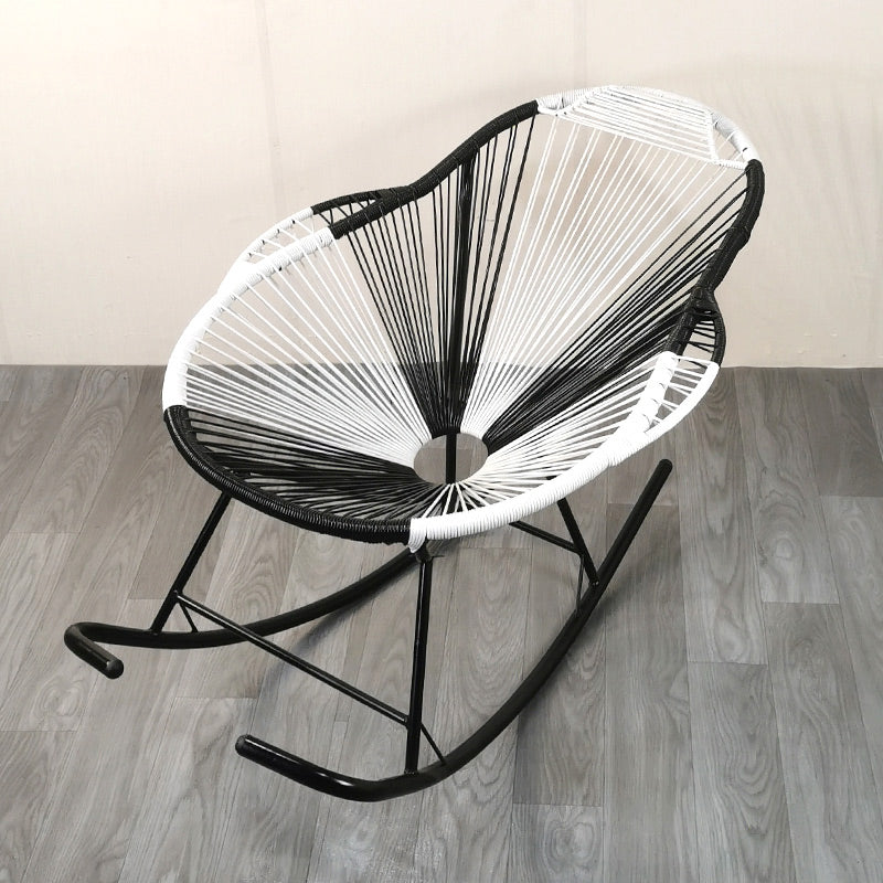 Modern Style Iron Base Lazy Chair Chaise Lounge Rocking Chair
